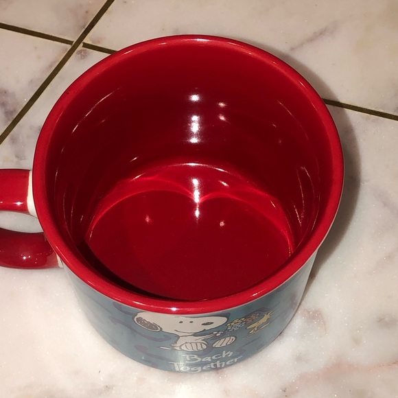 ✨NWT✨ Peanuts Snoopy & Woodstock BACK TOGETHER Large Ceramic Mug - Picture 4 of 8